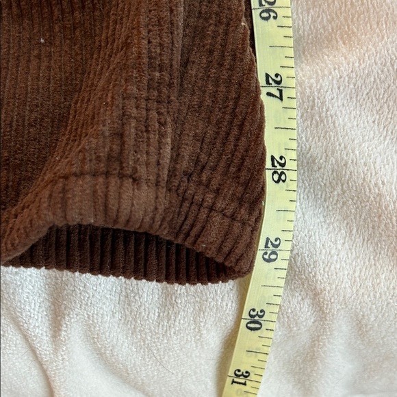 Empyre Tori Relaxed Wide-Leg Corduroy Pants in Dark Chocolate - Picture 9 of 10